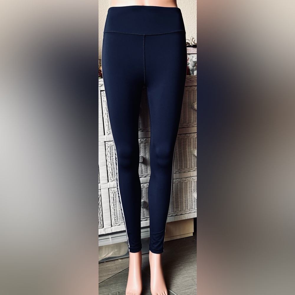 Rihanna Savage x Fenty Sport Leggings in Midnight Blue & White - Insignia size 8